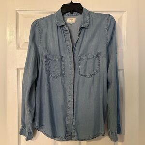 Cotton On Sky Blue Denim Shirt